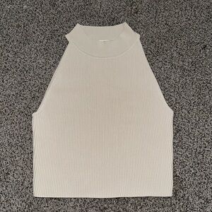 Aritzia Sculpt Knit Mockneck Halter